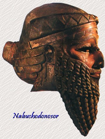 Représentation de la tête du roi Nabuchodonosor II, bronze, époque babylonienne. www.maieutapedia.org